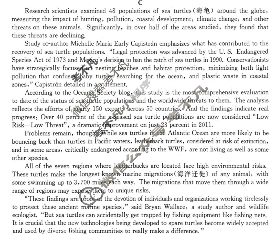 2026届高三年级TOP二十名校调研考试(一)(26-X-025C)英语试题