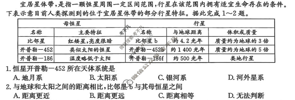 龙东联盟2025级高一学年上学期10月份月考(26-X-039A)地理试题