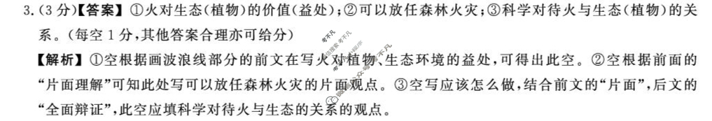 河北省2026届高三年级阶段性联合测评(10月)语文答案