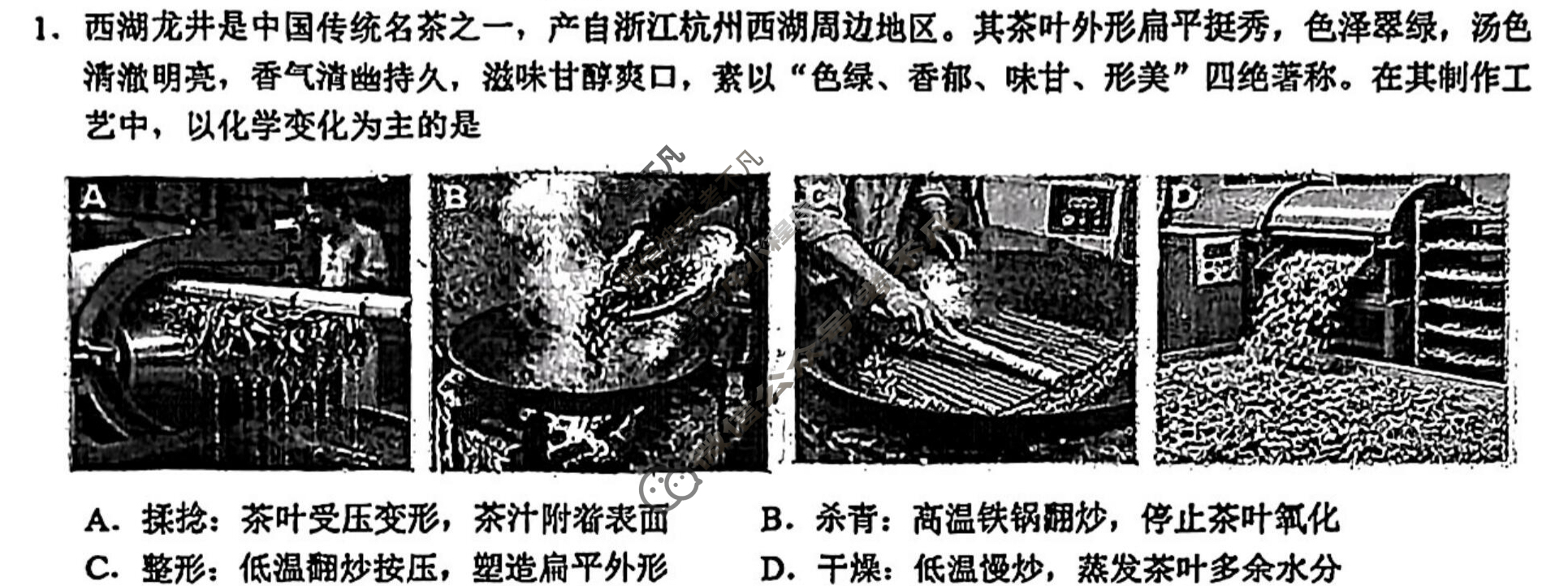 2025学年第一学期浙江省初中名校发展共同体九年级期中考试(11月)科学试题