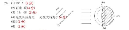 2025学年第一学期浙江"七彩阳光"新高考研究联盟期中联考高二年级(11月)地理答案