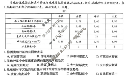 云南省金太阳2025-2026学年高一期中考试卷(11.13)地理试题