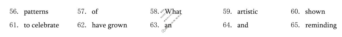 [重庆康德]2026年普通高等学校招生全国统一考试 高三11月调研测试卷英语答案
