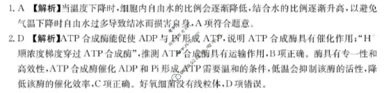 云南省金太阳2025-2026学年高二期中考试卷(11.18)生物答案