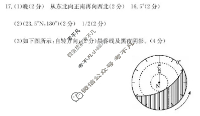 六校联盟2025年11月期中联考·高二试题(11月)地理答案