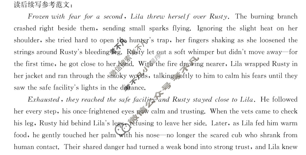 贵州省金太阳2026届高三11月联考(11.20)英语答案