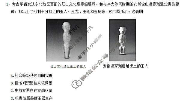 [华大新高考联盟]2026届高三11月教学质量测评历史试题