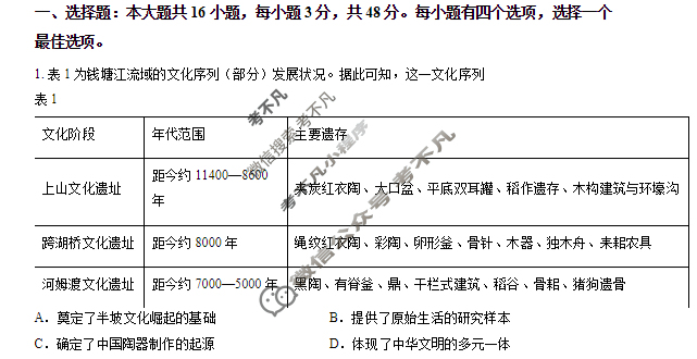 厦门外国语学校2025-2026学年高三12月月考历史试题