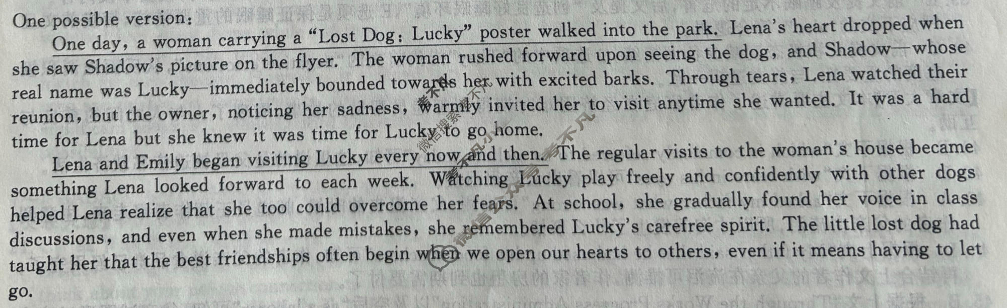 高三2026普通高等学校招生全国统一考试·模拟信息卷(六)6英语答案