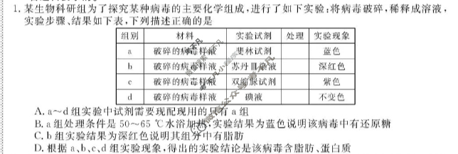 2026届“皖南八校”高三第二次联考(12月)生物W-C试题