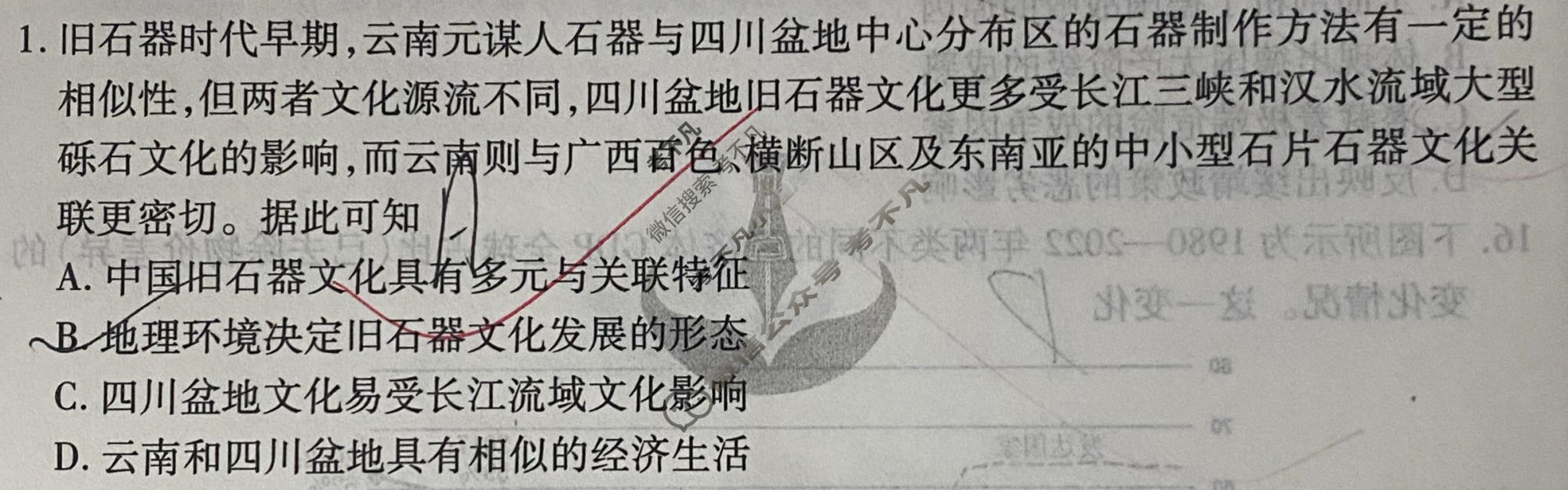 2026年衡水金卷先享题·调研卷 普通高中学业水平选择性考试模拟试题 历史YN(一)1试题