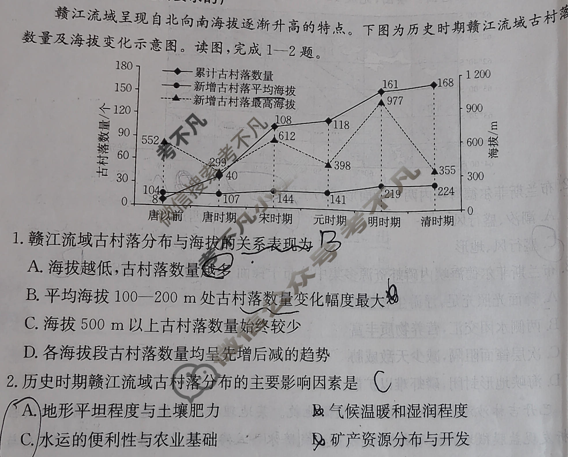 2026年全国100所名校高考模拟金典卷·地理[●新高考·JD·地理-YN](四)4试题
