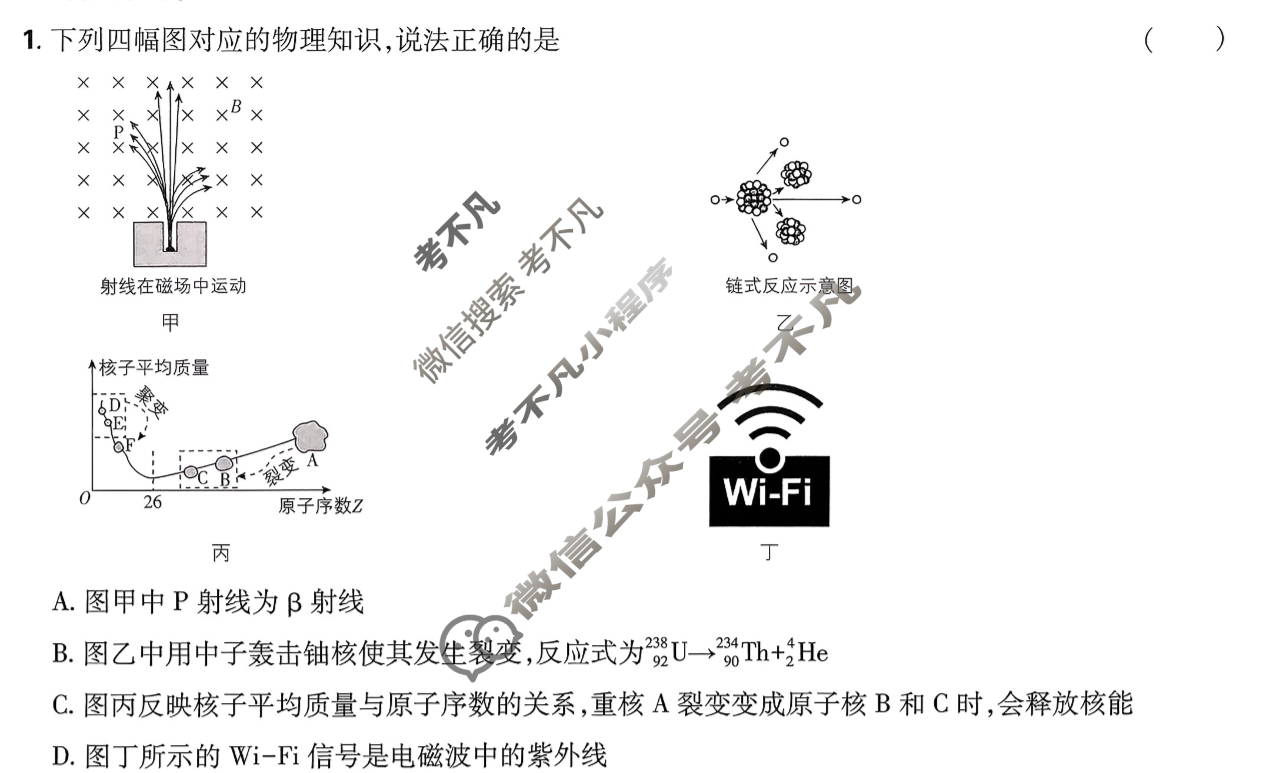 [高考必刷卷]2026年普通高中选择性考试风向信息 适应诊断卷(二)2物理(通用)试题