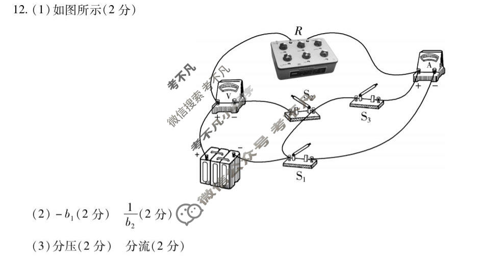 [天一大联考]河南省2025-2026学年高三上学期素质评价(HN202601)物理A答案