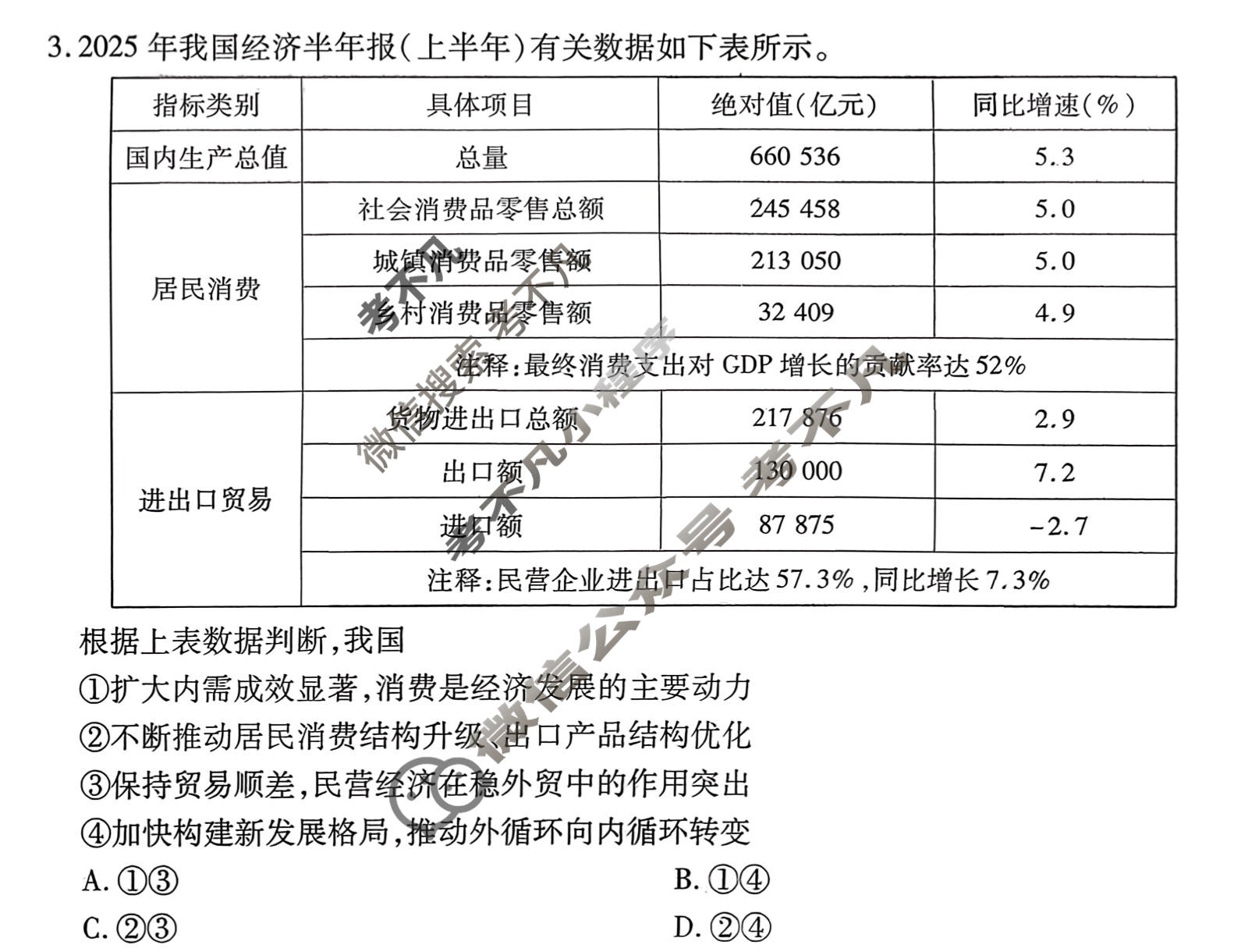 2026年衡水金卷先享题·调研卷 普通高中学业水平选择性考试模拟试题 思想政治HJ(四)4试题