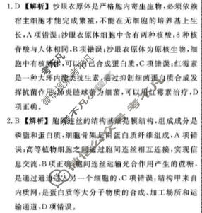 [辽宁省名校联盟]2025-2026学年高三年级上学期期末质量检测生物答案