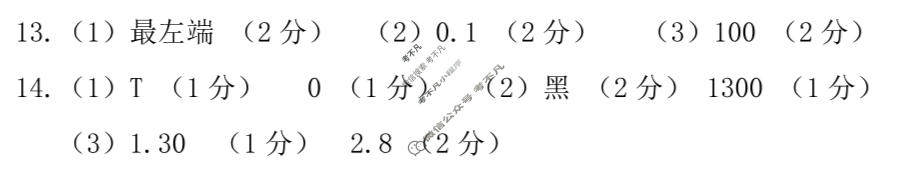 辽南协作体2025-2026学年上学期期末考试高二试题物理答案