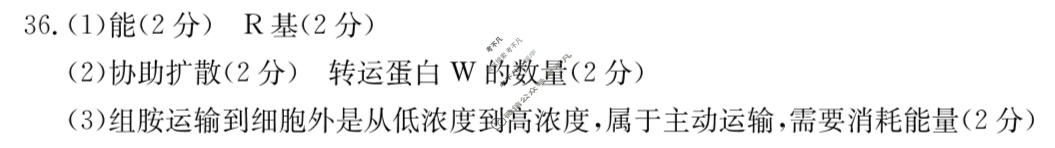 辽宁省金太阳2025-2026学年度高一质量检测(1.21)生物答案