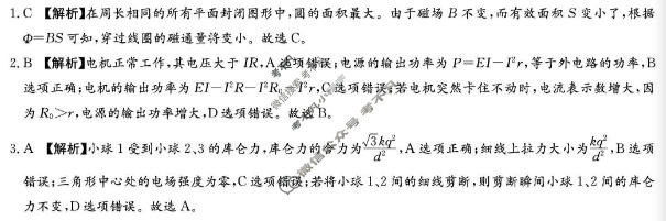 湖南省名校联盟2025-2026学年高二第一学期期末(L)物理答案