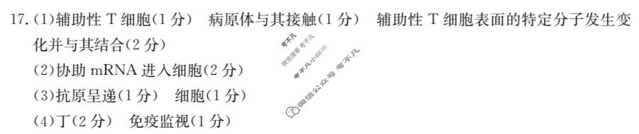 陕西省金太阳2025-2026学年第一学期高二期末学业水平调研题生物答案