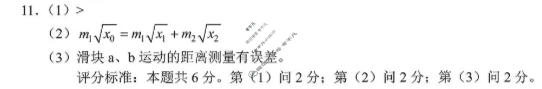 云南省普通高中2026届高三摸底诊断测试(2月)物理答案