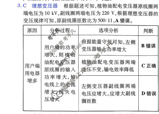 [金考卷·百校联盟]2026届8省名师联合命制高考测评卷(三)3物理答案
