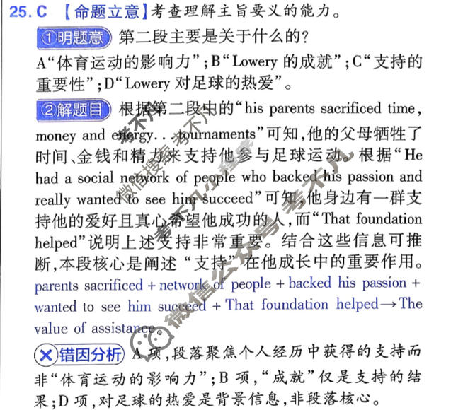 [金考卷·百校联盟]2026届8省名师联合命制高考测评卷(四)4英语答案