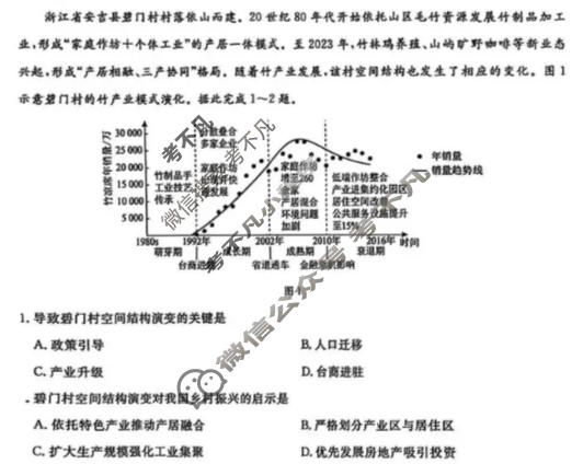 [辽宁省名校联盟]2026年高考模拟卷(调研卷)(四)4地理试题
