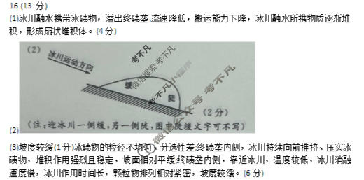 聊城市2026年高考模拟(一)地理答案