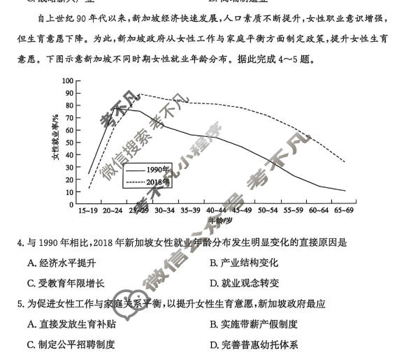 滨州市2025-2026学年高三下学期3月联考地理试题