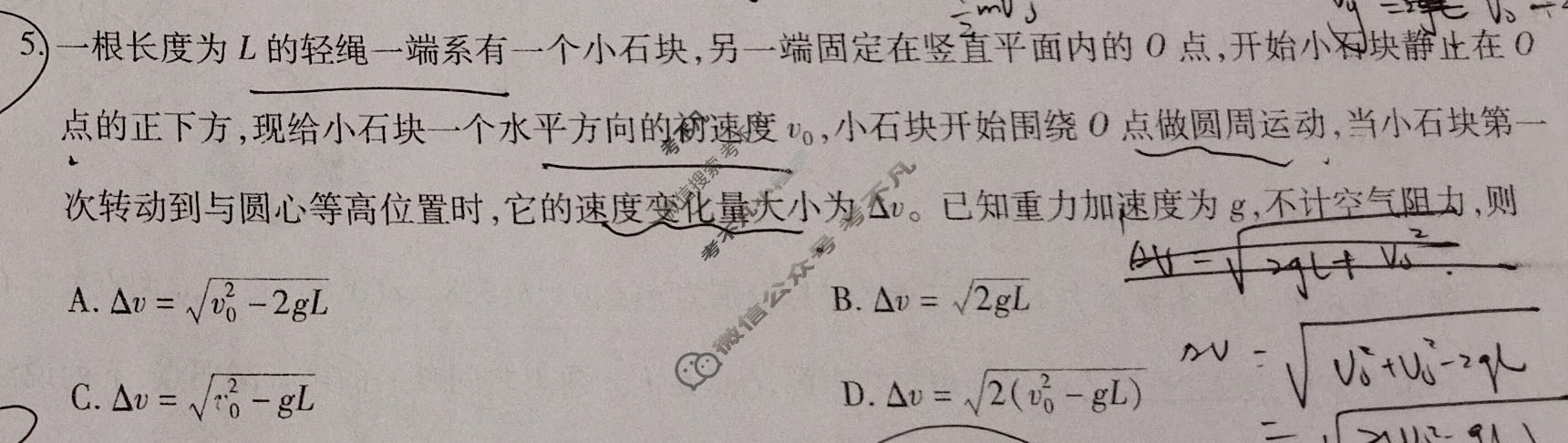[天一大联考]高三2026届高考全真模拟卷(二)2物理(专版)试题
