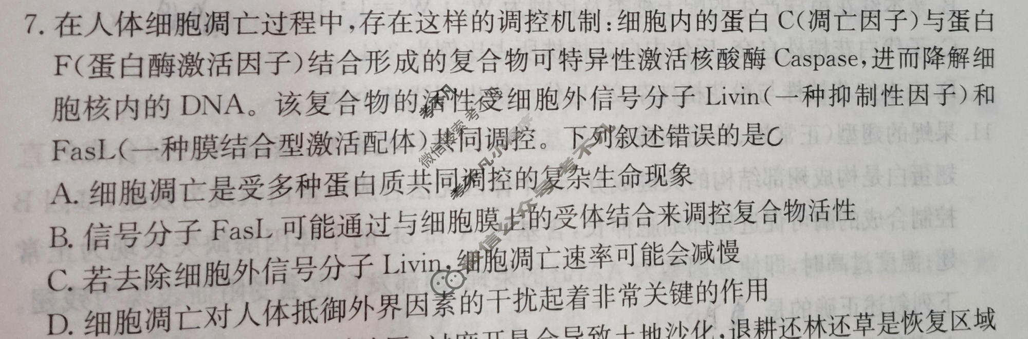 2026年广西普通高中学业水平选择性考试高考模拟示范卷·生物学(二)2[26·(新高考)ZX·MNJ·生物学·GX]试题