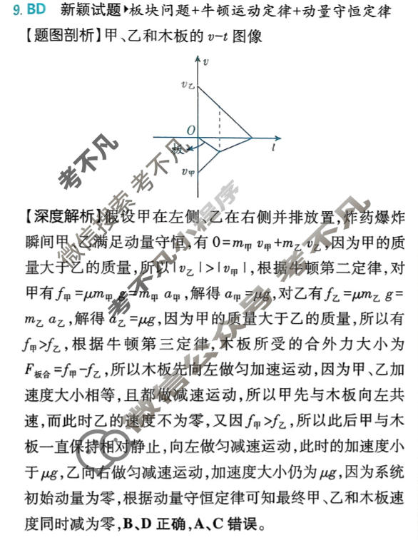 高考必刷卷 2026高三临考冲刺卷(卷5)物理答案
