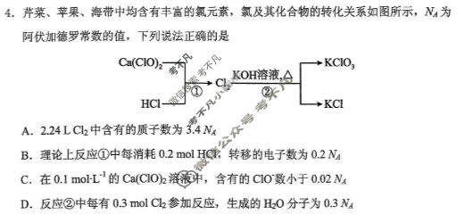 2026年抚顺市普通高中高三模拟考试化学试题