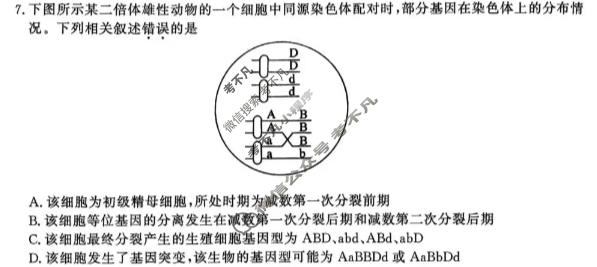 南京市、盐城市2026届高三年级第一次模拟考试(2026.3)生物试题