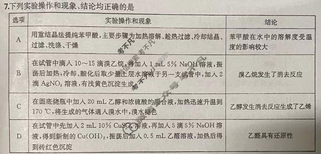 2026年高三第一轮复习周测卷·化学[26·G3ZCJ(新高考)·化学-R-必考-QGA](二十二)22试题