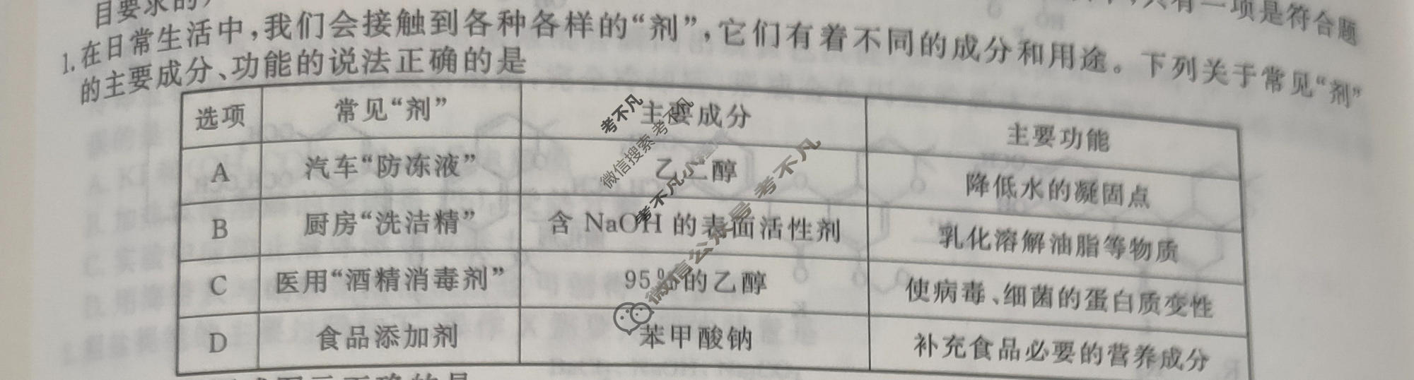 [衡水金卷先享题]2025-2026高三二轮复习专题卷/化学(十七)17试题
