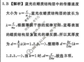 [辽宁省名校联盟]2026年高考模拟卷(信息卷)(一)1物理答案