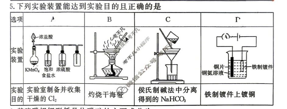 [衡水金卷]2026年学科素养评价练习(一)1化学(HN)试题