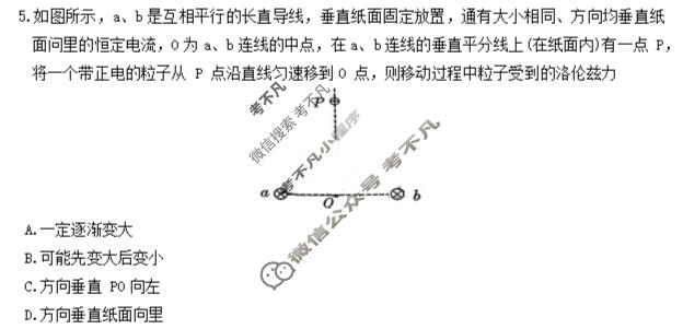 [炎德英才大联考]2026届高三3月联考(L3)物理试题