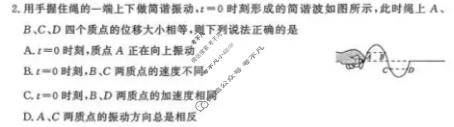 [青桐鸣]2025-2026学年下学期高三内部练(4月)物理试题