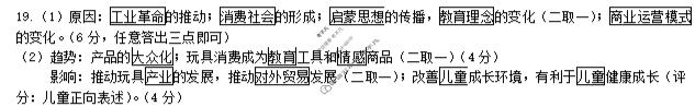 东北三省2026年高三年级模拟考试(3月)历史答案