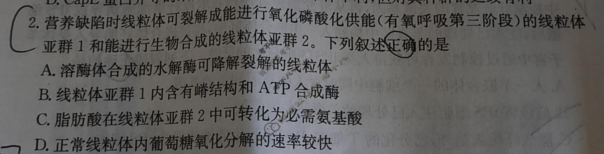 2026年普通高中学业水平选择性考试高考模拟示范卷·生物学(七)7[26·(新高考)ZX·MNJ·生物学·SSQN]试题