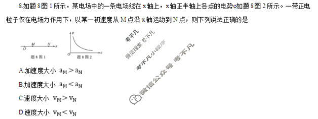 重庆康德2026年重庆市普通高中学业水平选择性考试 高考模拟调研卷(六)6物理试题