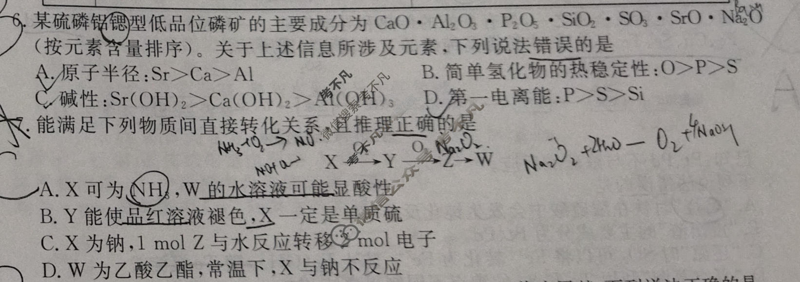 [衡水金卷]2026年学科素养评价练习(一)1化学(GS)试题