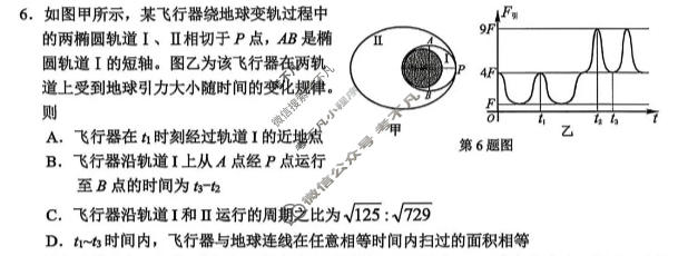 温州市普通高中2026届高三第二次适应性考试(2026.04)物理试题