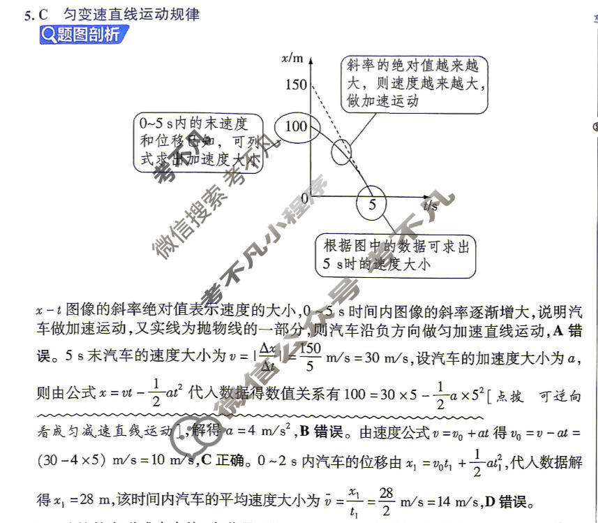 [金考卷·百校联盟]2026届8省名师联合命制高考最后一卷(五)5物理答案