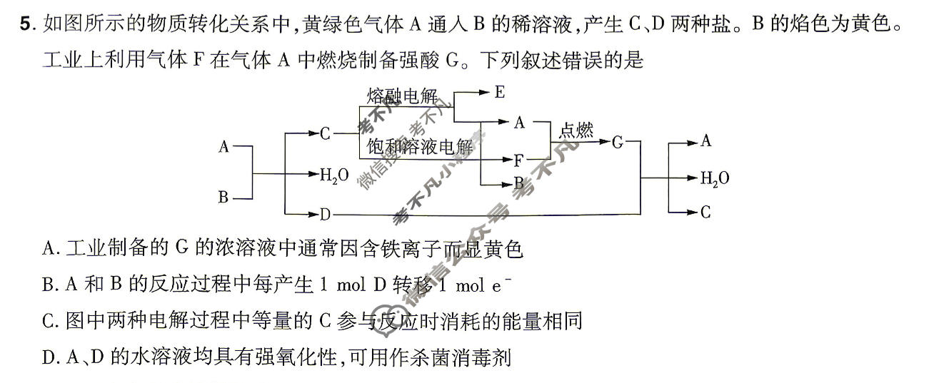 [金考卷·百校联盟]2026届河南8省名师联合命制高考最后一卷(二)2化学(河南)试题