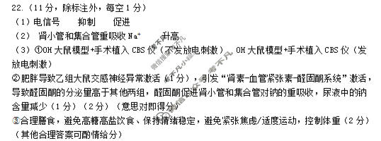 2026年锦州市普通高中高三质量检测(一)1(4月)生物答案