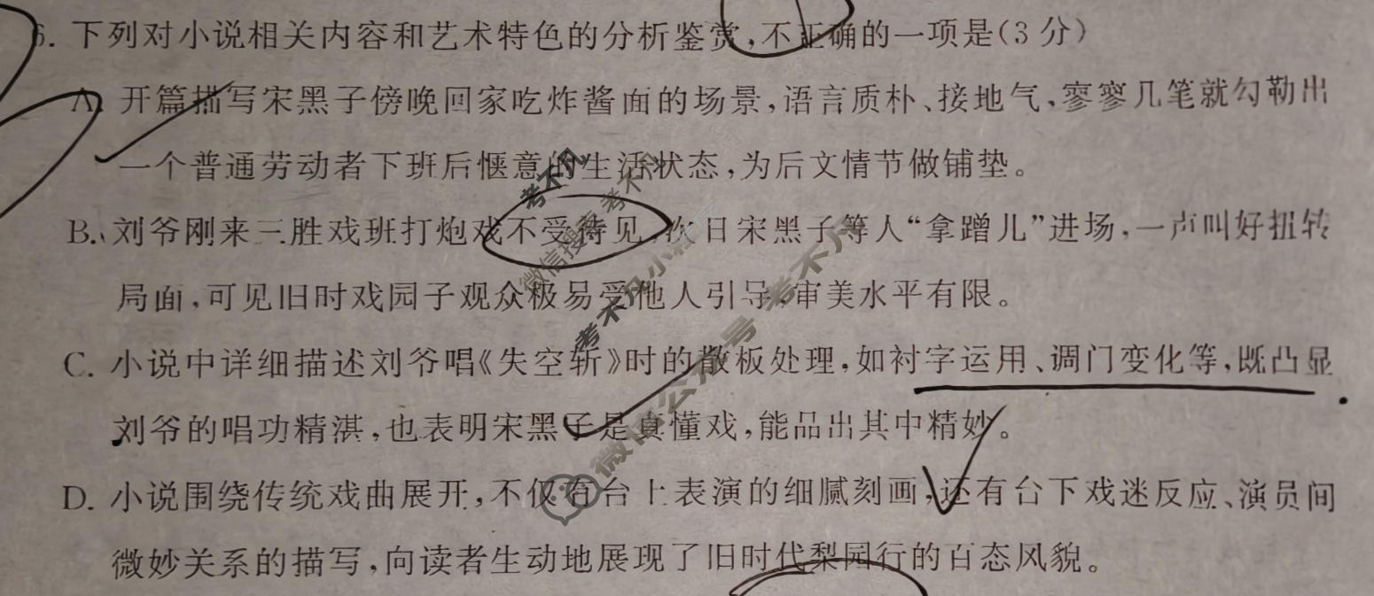 [T8联盟]2026届冲刺新高考·2026届高考仿真模拟卷(五)语文(HBZB)试题